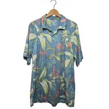 Tommy Bahama Island Zone Polo Shirt Men's XL Tropical Casual Short Sleeve Summer