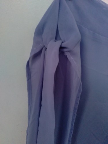 LAVENDER LIGHT PURPLE WRAP SHEER BEACH SKIRT SIZE SMALL - 第 8/8 張圖片