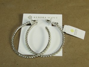 kendra scott silver hoop earrings