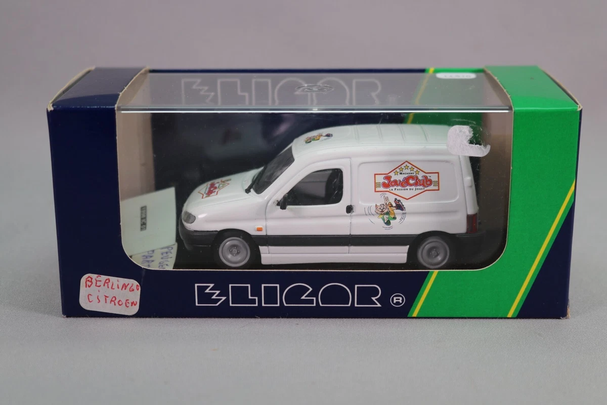 LL910 ELIGOR 100681 1 43 Voiture Peugeot partner Joueclub 98 blanc