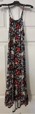Tucker + Tate Girls 10 -12 Large Boho Summer Floral Dress
