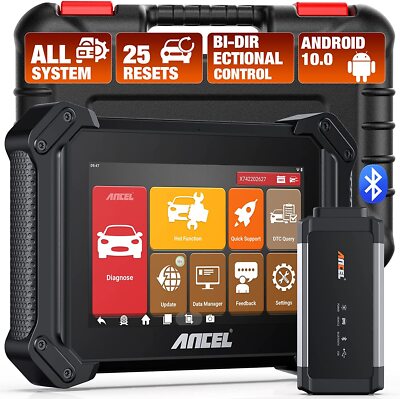 ANCEL V6 PRO+ BT Enhanced Bi-Directional Car Diagnostic All System OBD2 Scanner