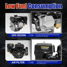 Electric Start Gas Engine 212cc 4-Stroke Horizontal Shaft Motor for Honda GX160