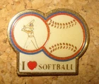 PIN - I LOVE SOFTBALL