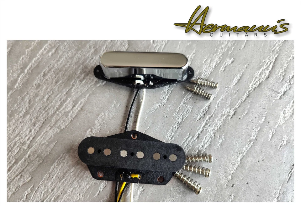 HERMANNS Telecaster Classic 50 Vintage Pick Up Set, Alnico V Magnete, Handgewickelt