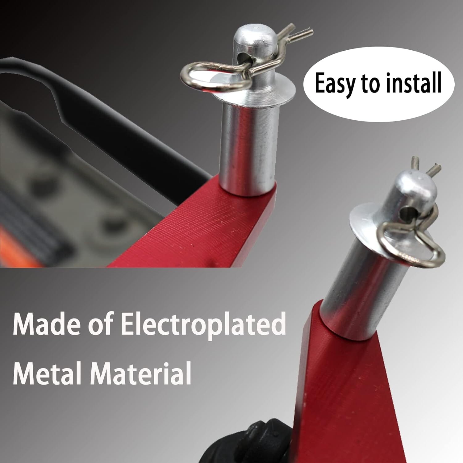 100Pcs RC Body Clips Bent Springy R Pins Bent for All 1/8 1/10 1/12 Car