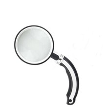 Handheld 2X/2.5X/3.5X Magnifier Magnifying Glass Jewelry Loupe Rubber Handle