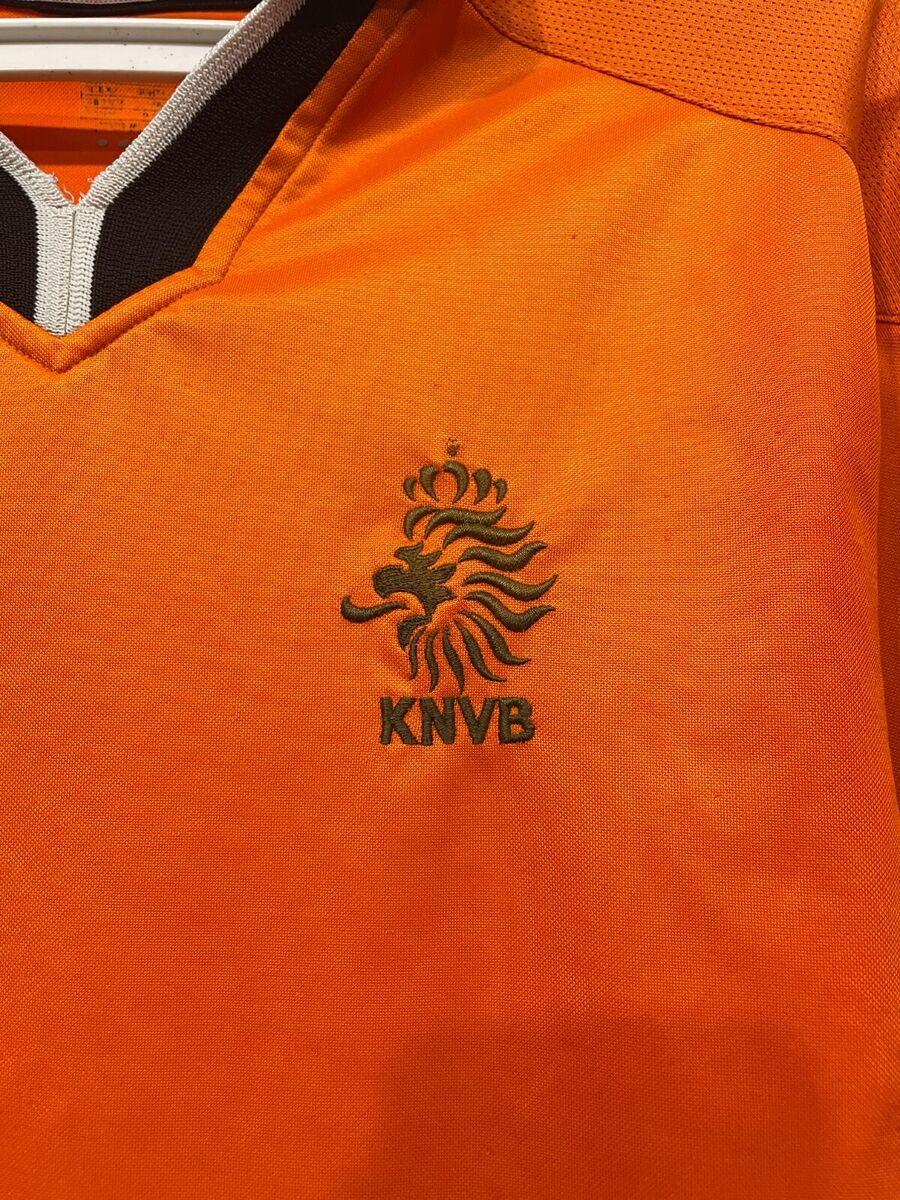 KNVB Netherlands Nike Premier 1997/98 #3 Jaap Stam Home Kit Jersey