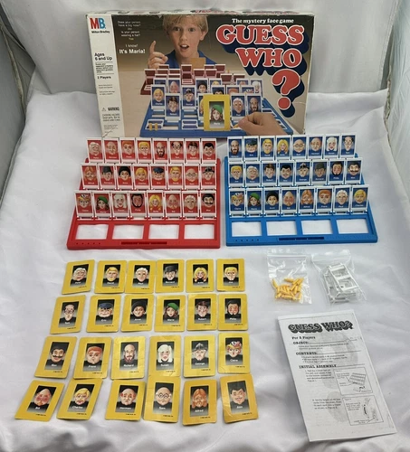 1987 Guess Who Game by Milton Bradley Complete in Very Good Condition FREE SHIP