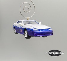 1997 '97 Ford Mustang Purple Car Rare Christmas Tree Ornament Diecast