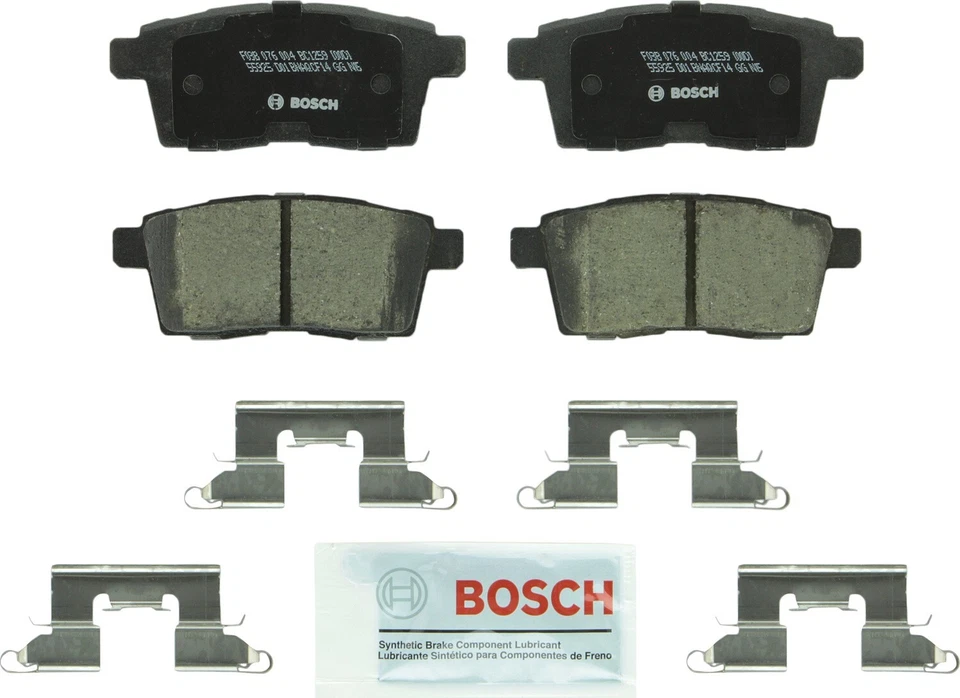 Pastillas de freno traseras de cerámica QuietCast Bosch 2007-2011 para Mazda CX-7 2008 2009 2010 Foto 4 de 4