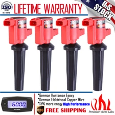 DG507 Ignition Coil Pack Set Of 4 For Ford Focus 2004 2005 2006 2007 2.0L 2.3L