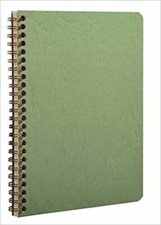 Clairefontaine Wirebound Lined Notebook in Green - 6x8-1-4 60 NEW