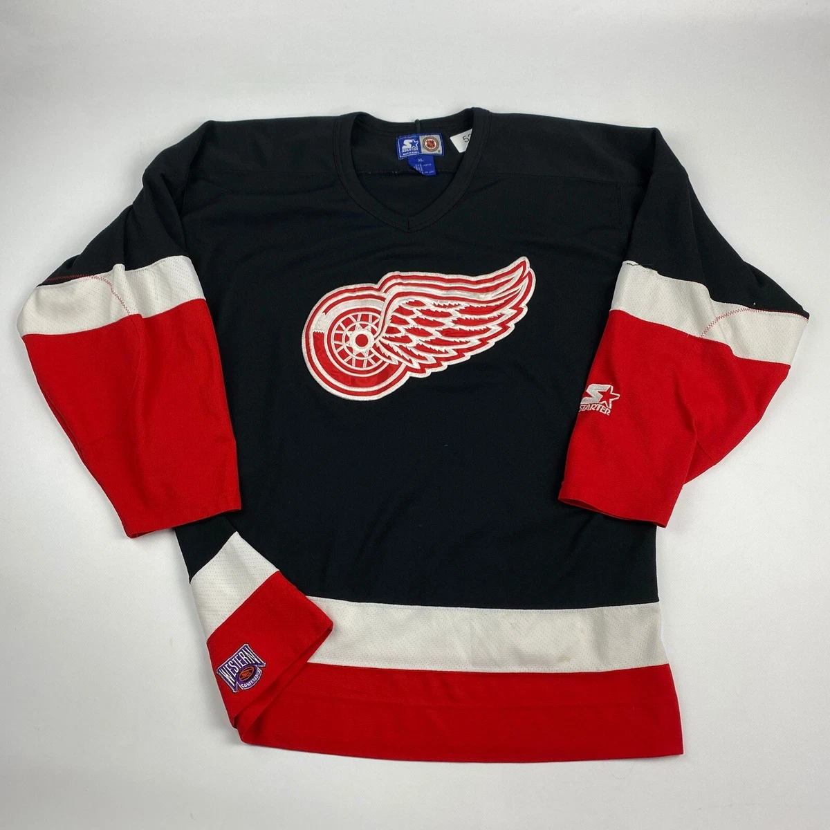 Detroit red wings retro jersey sale