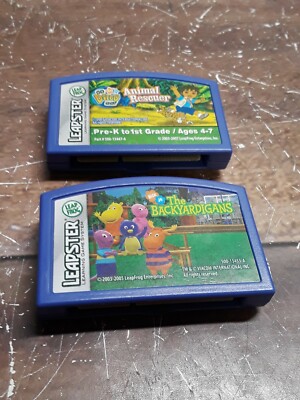 Leapster Leap Frog Games Backyardigans & Go Diego
