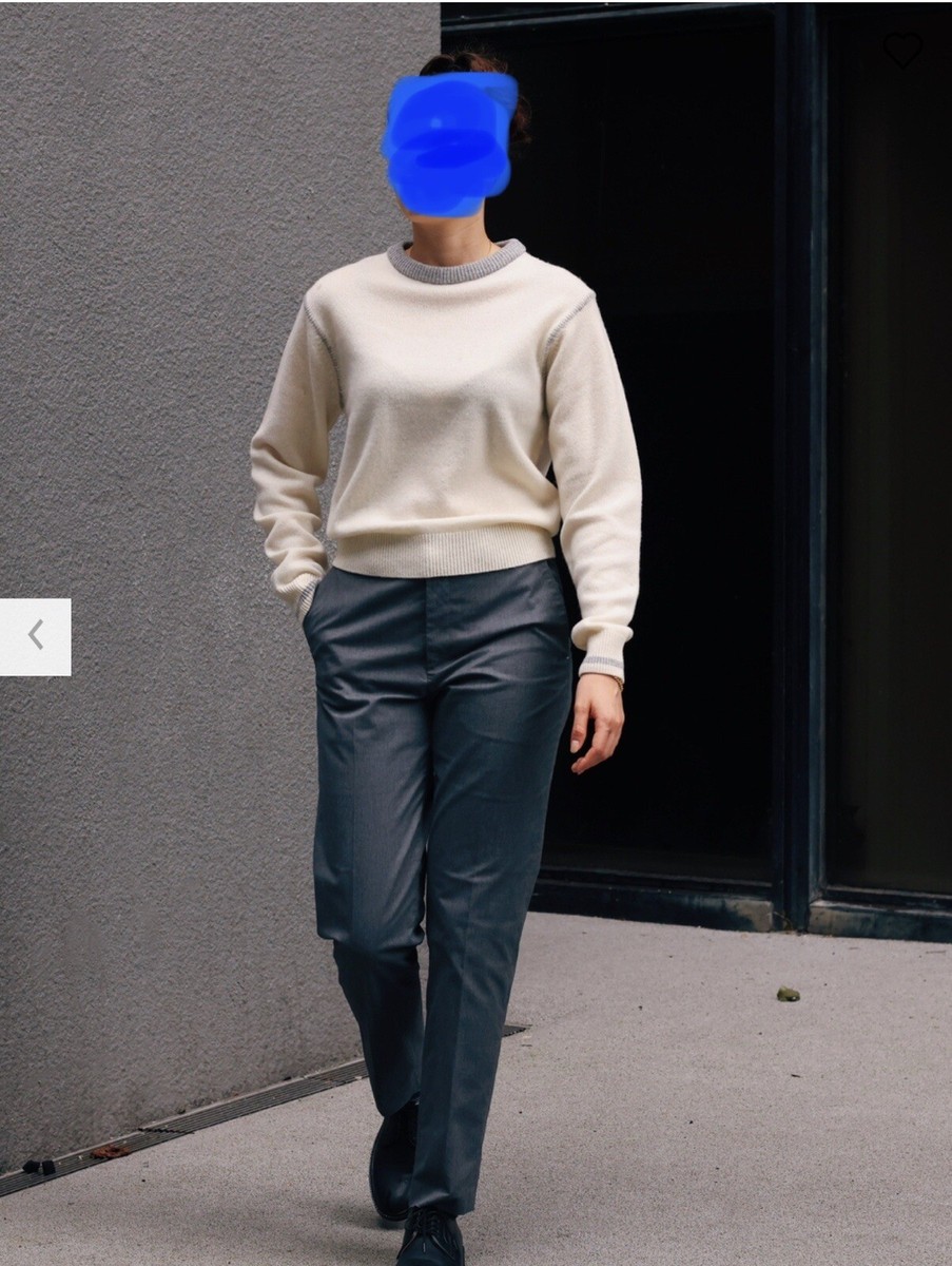 nathalia premium lambswool crew neck sweater jw anderson