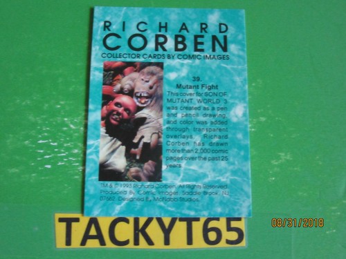 RICHARD CORBEN 1993 SINGLE CARD(S) NEW YOU CHOOSE - Picture 50 of 112