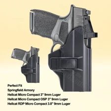 Hellcat OSP Holster OWB for Springfield RDP Fits OSP & RDP 9mm Micro Compact