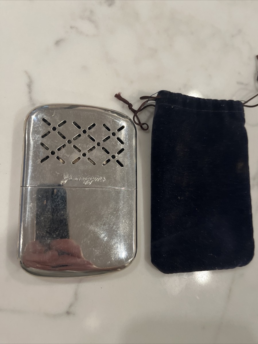 Vintage Sears Roebuck Pocket Metal Hand Warmer Japan JC