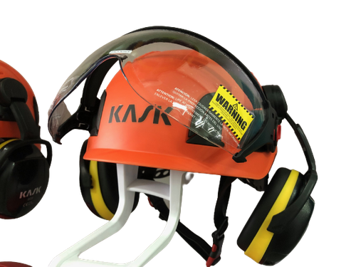 Casco di protezione KASK ZENITH completo di cuffie e visiera omologato  EN12492 | eBay
