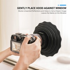 Anti-Reflection Silicone Lens Hood 73-88mm For Canon Nikon Sony Fujifilm Camera