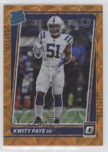 2021 Donruss Optic Football Orange Scope Kwity Paye #248
