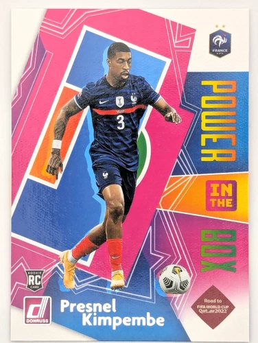 2021-22 Panini Donruss Road to Qatar Power in the Box - Presnel Kimpembe #3 (RC)