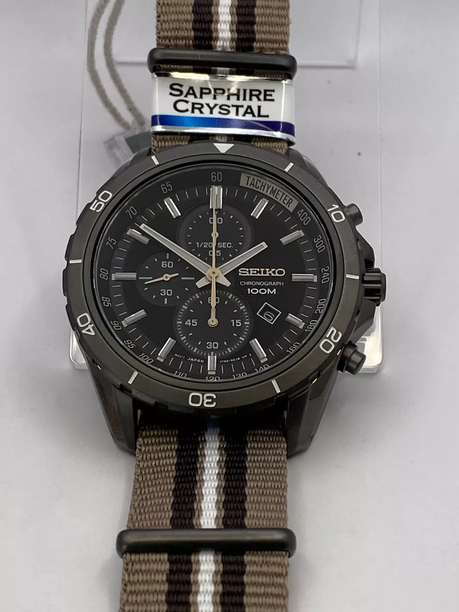 Seiko Criteria SNDH23P1 Quartz Men s Chronograph Strap Watch