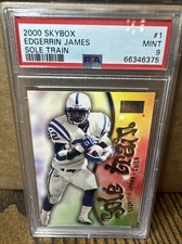 2000 Skybox Edgerrin James Sole Train PSA 9 Low pop