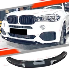 For BMW X5 F15 M Sport 2014-2018 MP-Style Glossy Black Front Bumper Lip Splitter