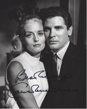 ACTRESS CONSTANCE TOWERS SIGNED AUTHENTIC THE HORSE SOLDIERS 8X10 PHOTO E w/COA 