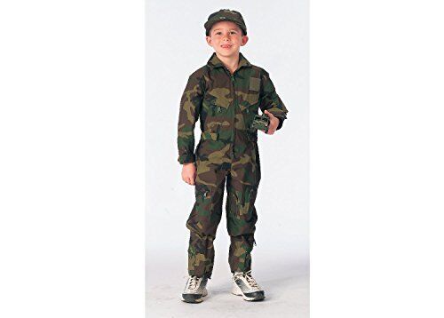 Rothco Kids Woodland Camo Flight Coveralls - 7308 - Medium - Picture 2 of 2
