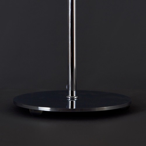 Jewel Table Lamp Chrome Base Shade Lampshade 36CM Tall Stem Light Living Room - Picture 8 of 9