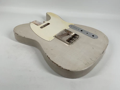 MJT OfficialCustom Vintage Aged Nitro Guitar Body Mark Jenny VTT Blond Swamp Ash