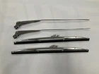 1960-1966 Chevy Gmc C10 C20 Truck Stainless Windshield Wiper Arms And Blades Kit