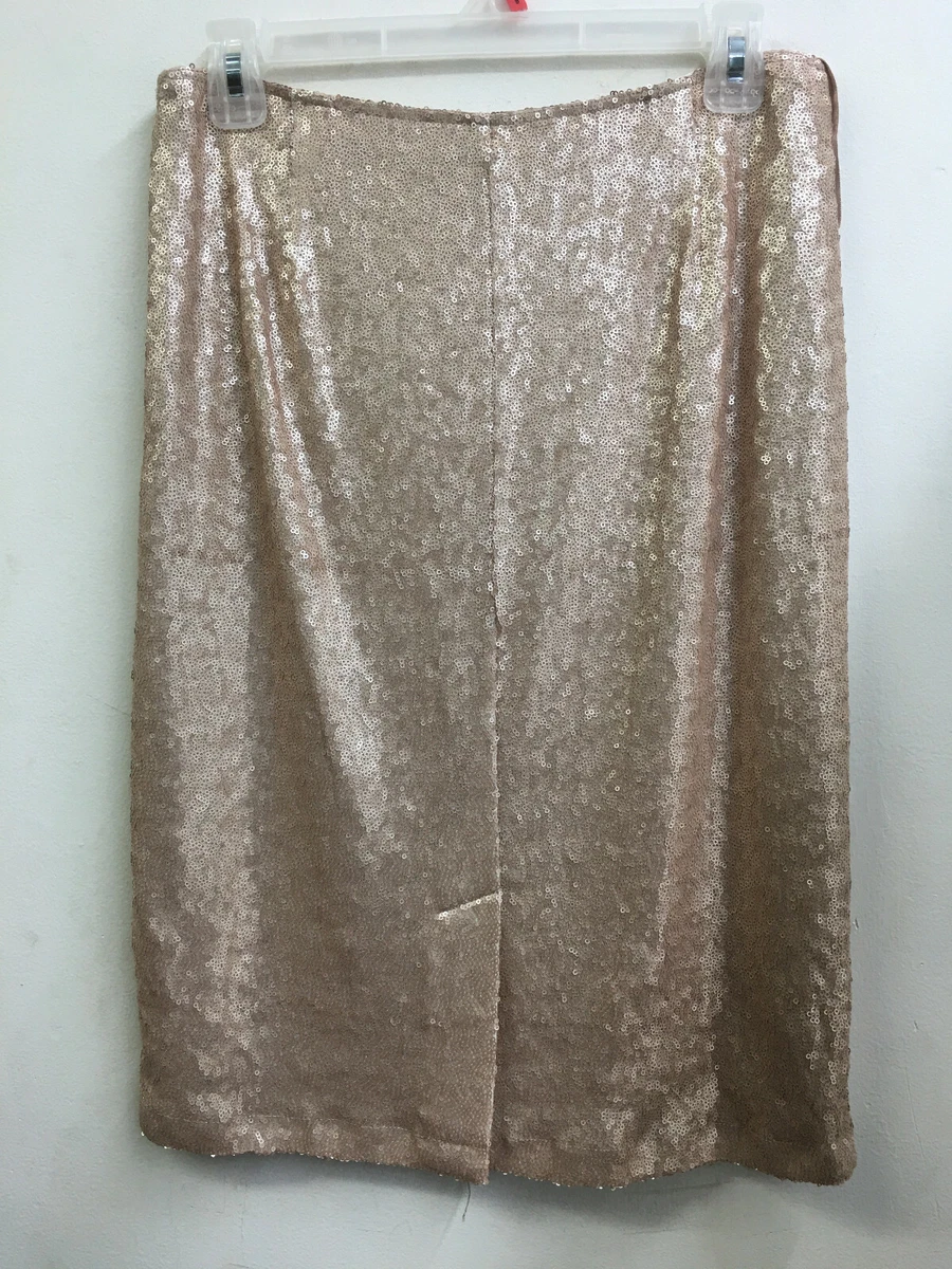 Papaya Clothing Dusty Pink Sequins Stretch Womens Size UK 12 USA 8