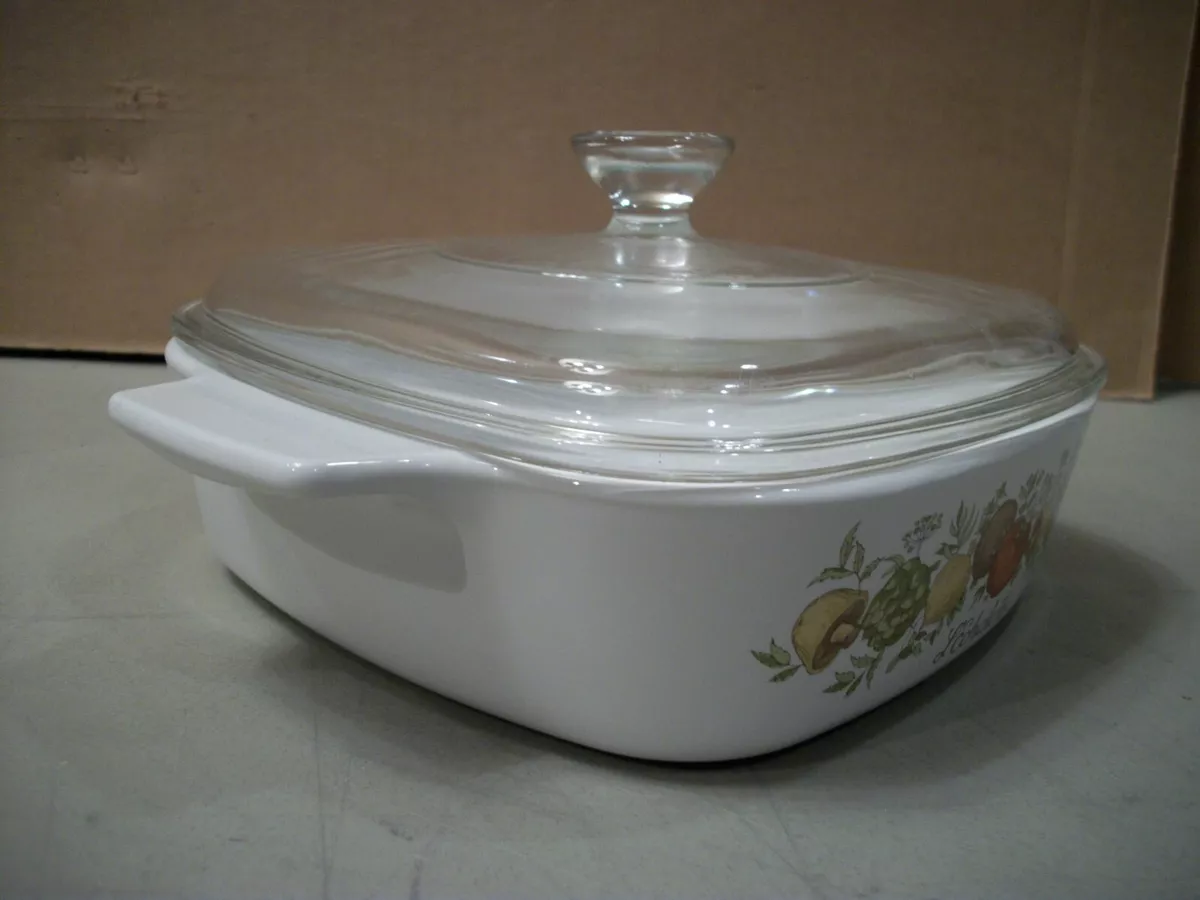 1 quart casserole top dish with lid