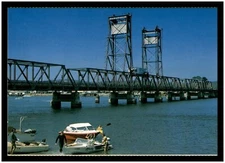 Postcard RPPC - The Clyde River Bridge, Batemans Bay, N.S.W.