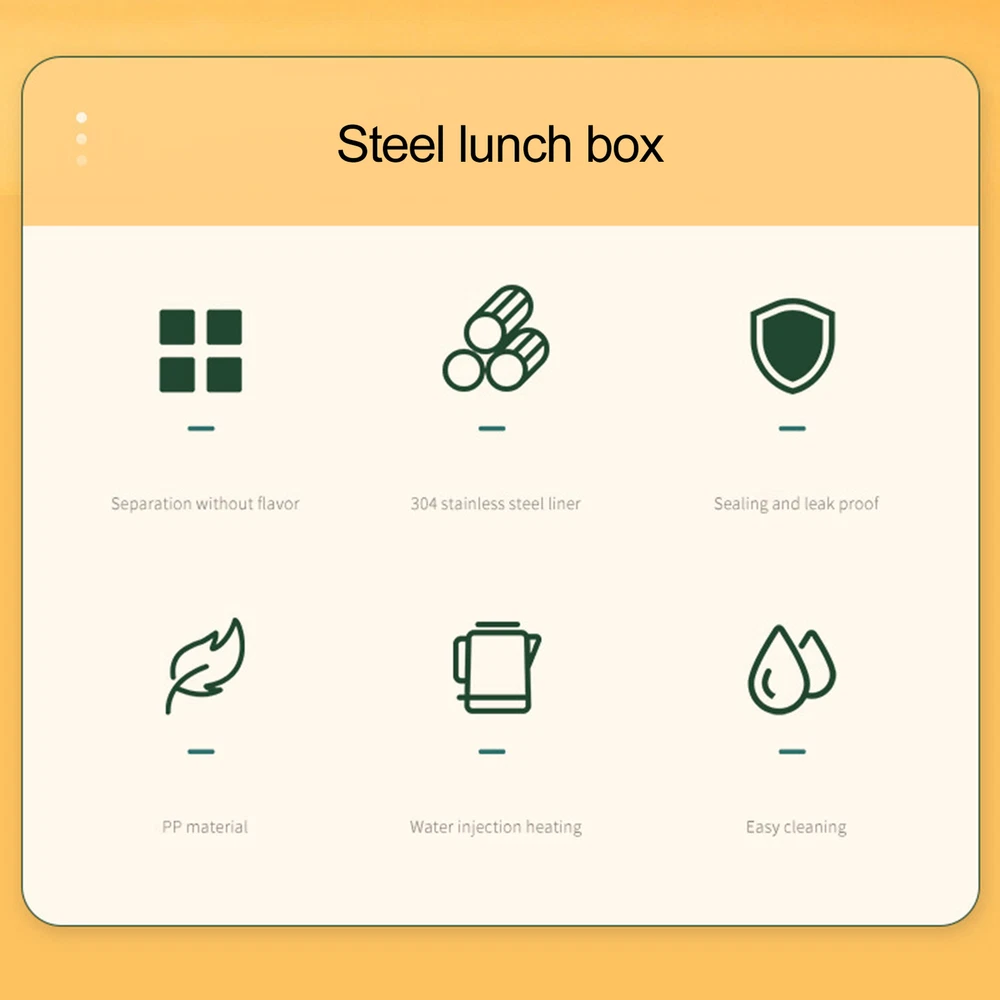 Bento Box Leak-proof Food-holder Adults Hot Lunch Box Compact