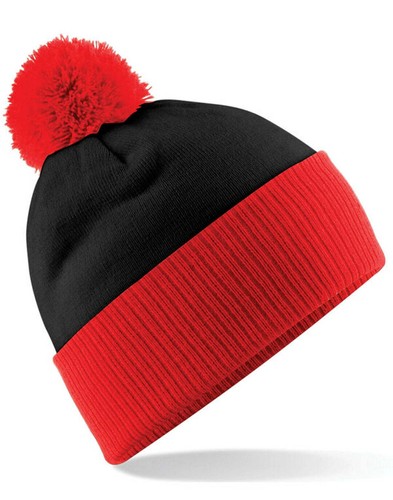 Beechfield B451 Unisex Snowstar Two-Tone Beanie/Accessory Hat - Picture 3 of 10