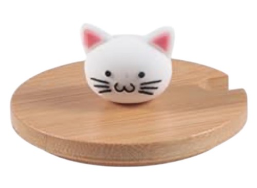 Feify Enjoy Joy Coffee/Tea Mug With Lid & Spoon Pink & White Cat Themed - Picture 6 of 6