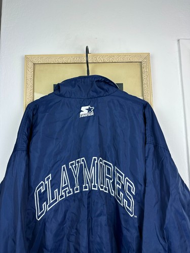 Vintage Apex Pro Starter Scottish Claymores Jacket NFL Anorak Rare Track Size XL - Picture 12 of 14
