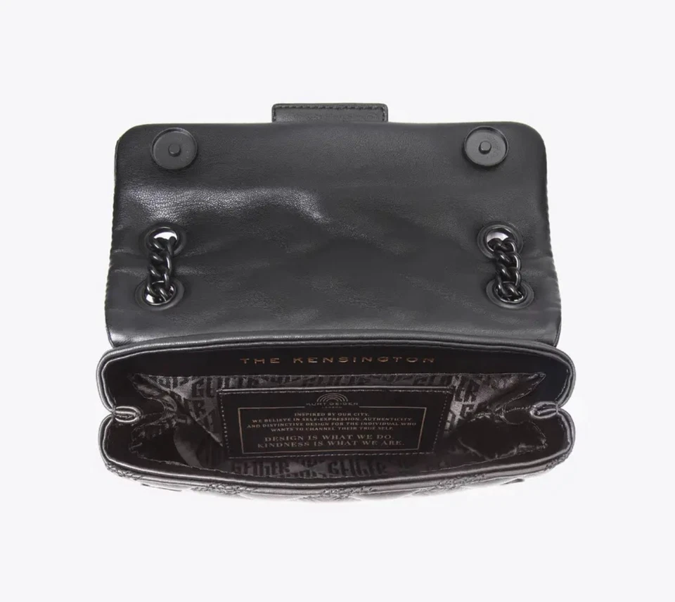 Mini bag crossbody, black,  21x7x13 inches, Kurt Geiger,new - Image 4 of 4