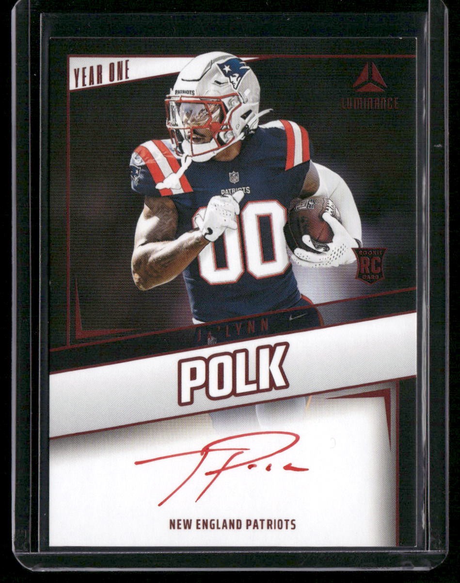 2024 Panini Luminance #YOS-JPK Ja'Lynn Polk Year One Signatures RPS Red