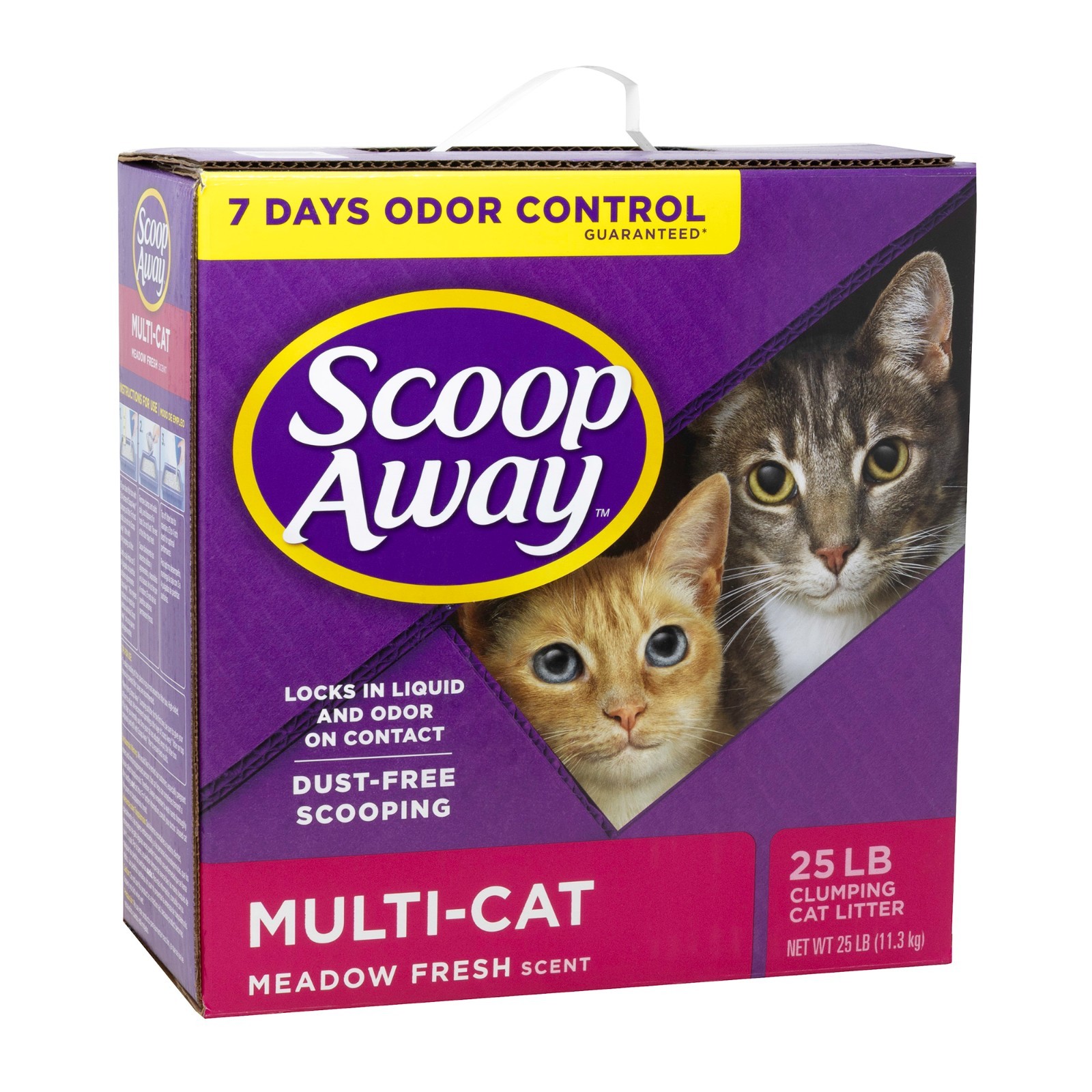 Scoop Away Multi-Cat Formula Clumping Cat Litter, Meadow Fre