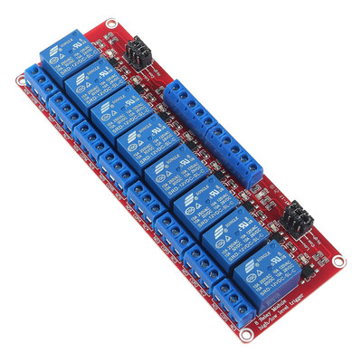 DC 12V Relay Module 8 Channel Relay Board with OPTO-Isolated High or Low Leve...