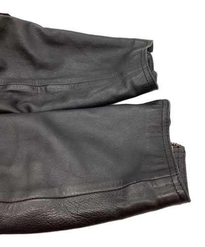 Harley-Davidson Sheepskin Leather Motorcycle Jacket Made in Japan Size 40 Black image 4