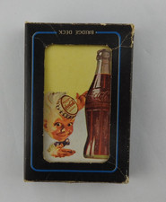 Vintage Coca Cola Card Deck Sprite Boy Smilin...