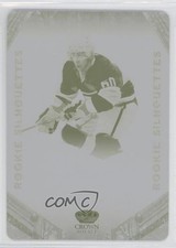 2011 Panini Crown Royale Printing Plate Yellow 1/1 Aaron Palushaj #184 Auto 0c3