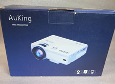 AuKing M8-F Mini Projector Portable Video Projector 1080P HDMI, USB - New